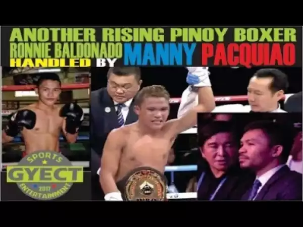 Video: FAST Rising UNDEFEATED PINOY BOXER Handled by PACMAN
